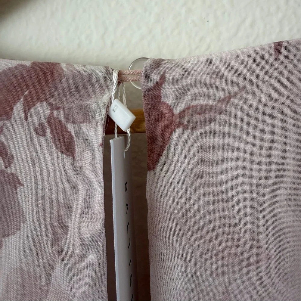 Baltic Born NWT Alexandria Smocked Maxi Dress Blush Floral Pink Plus Size 1X - Picture 8 of 12